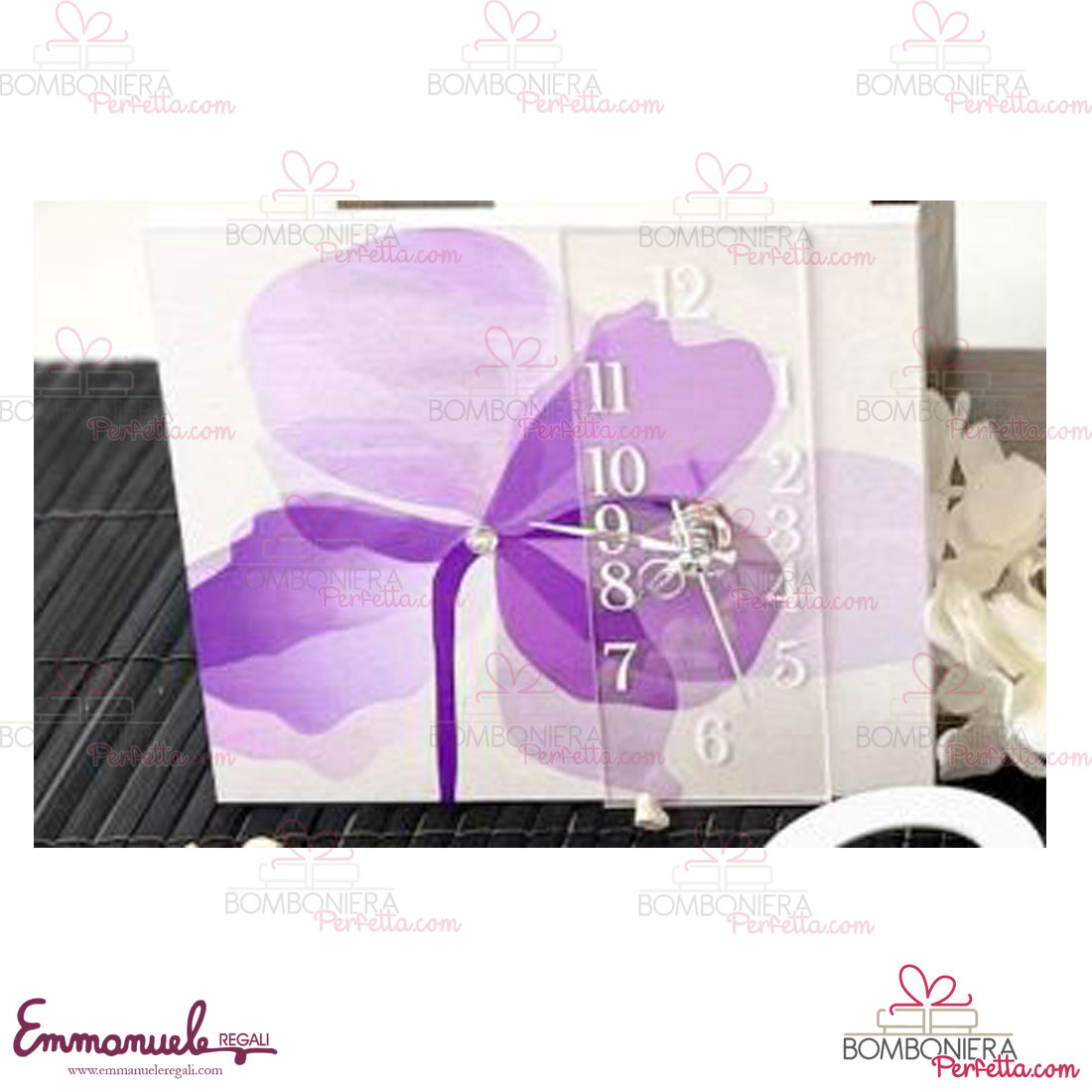 http://www.bombonieraperfetta.com/images/watermarked/1/detailed/21/OLA-25-Orologio-grande-fiore-viola-neg%C3%B2-bombonieraperfetta-emmanueleregali.jpg