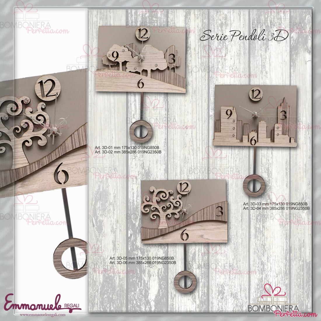 collezione_serie_orologi_pendolo_3d_negÃ²_2019_emmanueleregali_bombonieraperfetta.jpg (1100Ã1100)