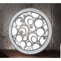 LIGHT-07 -- LAMPADA TONDA BIANCA-NEGO'-EMMANUELEREGALI-BOMBONIERAPERFETTA