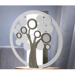 LIGHT-08 -- LAMPADA CERCHIO ALBERO LIFE-NEGO'-EMMANUELEREGALI-BOMBONIERAPERFETTA