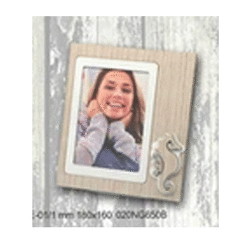 ARE-01-1  -  PORTA FOTO PICCOLO CAVALUCCIO-SERIE MARE-NEGO'-EMMANUELEREGALI-BOMBONIERAPERFETTA