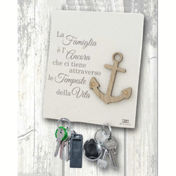 FAM-10  -  APPENDINO CHIAVI GRANDE-SERIE FAMIGLIA-NEGO'-EMMANULEREGALI-BOMBONIERAPERFETTA