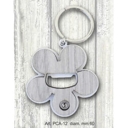 PCA-12  -  PORTACHIAVI FIORE-SERIE PORTACHIVHI APRIBOTTIGLIE-NEGO'-EMMANULEREGALI-BOMBONIERAPERFETTA