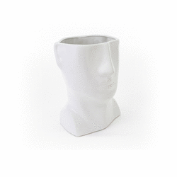 54355-Vaso-Testa-Uomo-porcellana-Bianco-lestelle-bombonieraperfetta-emmanueleregali-