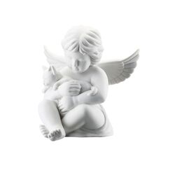 90517-Angelo-con-gatto-Grande-Engel-Rosenthal-bombonieraperfetta-emmanueleregali