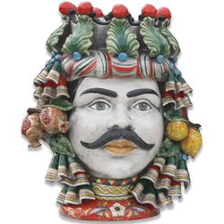 Testa Di Moro Porta Ombrelli-Le Ceramiche di Nonna Rosa-bombonieraperfetta-emmanueleregali