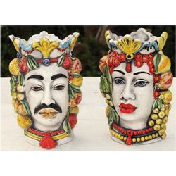 Teste Di Moro Afro con frutta decoro Trizza-Nonna Rosa-bombonieraperfetta-emmanueleregali