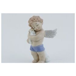 D7391-Angelo-in-piedi-con-cucciolo-morenadesign-bombonieraperfetta-emmanueleregali