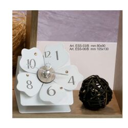 ESS-03B-e-ESS-06-B-Orologio-piccolo-e-grande-fiore-bianco-negò-bombonieraperfetta-emmanueleregali