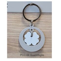 PCC-04-Portachiavi-tondo+quadrifoglio-nego-bombonieraperfetta-emmanueleregali