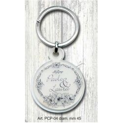 PCP-04-Bomboniere Porta chiavi metallo e plex - Negò 2020-bombonieraperfetta-emmanueleregali
