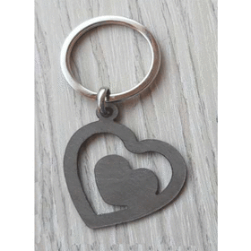 PCG-03 -- PORTACHIAVI SOGGETTO CUORE-NEGO'-EMMANUELEREGALI-BOMBONIERAPERFETTA