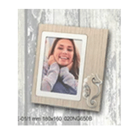 ARE-01-1  -  PORTA FOTO PICCOLO CAVALUCCIO-SERIE MARE-NEGO'-EMMANUELEREGALI-BOMBONIERAPERFETTA