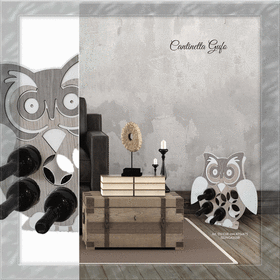 CANTINETTA GUFO-NEGO'-EMMANUELEREGALI-BOMBONIERAPERFETTA