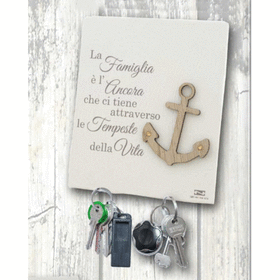 FAM-10  -  APPENDINO CHIAVI GRANDE-SERIE FAMIGLIA-NEGO'-EMMANULEREGALI-BOMBONIERAPERFETTA