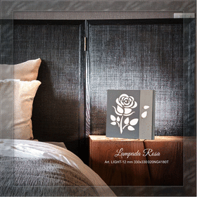 LIGHT-12  -  LAMPADA ROSA-NEGO'-EMMANUELEREGALI-BOMBONIERAPERFETTA