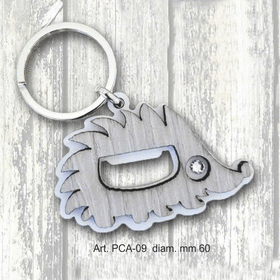 PCA-09  -  PORTACHIAVI RICCIO-SERIE PORTACHIAVI APRIBOTTIGLIE-NEGO'-EMMANULEREGALI-BOMBONIERAPERFETTA