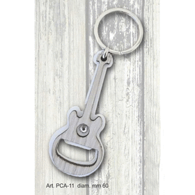 PCA-11  -  PORTACHIAVI CHITARRA-SERIE PORTACHIAVI APRIBOTTIGLIE-NEGO'-EMMANULEREGALI-BOMBONIERAPERFETTA