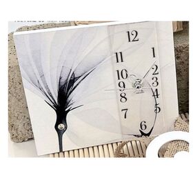 AME-25 Orologio grande fiore bianco amelie-negò-bomboneiraperfetta-emmanueleregali