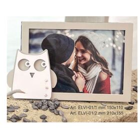 ELVI-01-1-Portafoto-piccolo-doppio-metallo-gufo-negò-bombonieraperfetta-emmanueleregali