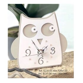 ELVI-03 Orologio piccolo doppio metallo gufo-negò-bombonieraperfetta-emmanueleregali