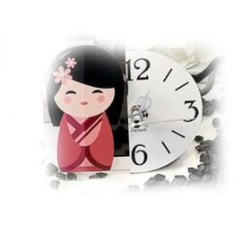 KOK-R03-Orologio-piccolo-kokeshi-rosso-negò-bomboneiraperfetta-emmanueleregali