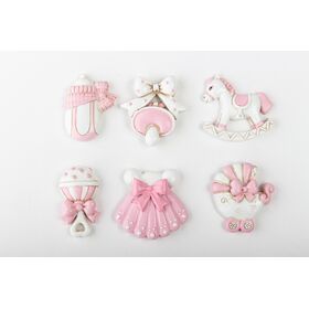 B9456 Magnete battesimo rosa-emmebi-emmanueleregali-bombonieraperfetta