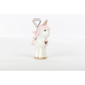 C2040 Unicorno memoclip rosa cuore-emmebi-bombonieraperfetta-emmanueleregali