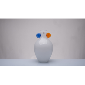 D9002 Vaso bianco manici colorati-cuorematto-bombonieraperfetta-emmanueleregali