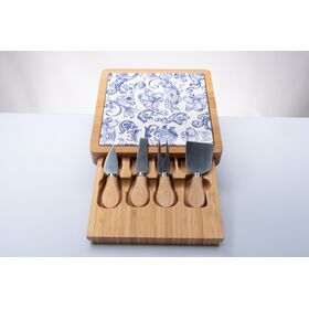 D9026 Tagliere con quattro coltelli-cuorematto-bombonieraperfetta-emmanueleregali