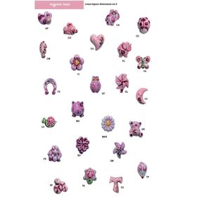 collezione_calamite_mignon_ceramica_le_ceramiche_nonna_rosa_colore_rosa_emmanueleregali_bombonieraperfetta