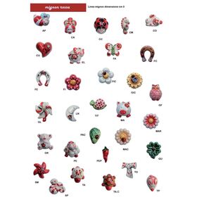 collezione_calamite_mignon_ceramica_le_ceramiche_nonna_rosa_colore_rossa_emmanueleregali_bombonieraperfetta