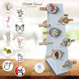 MOLLETTINE WOOD-NEGO'-EMMANUELEREGALI-BOMBONIERAPERFETTA