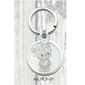 PCF-01-Bomboniere Porta chiavi metallo e plex Fantasy - Negò 2020-bombonieraperfetta-emmanueleregali