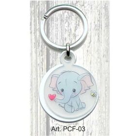 PCF-03-Bomboniere Porta chiavi metallo e plex Fantasy - Negò 2020-bombonieraperfetta-emmanueleregali